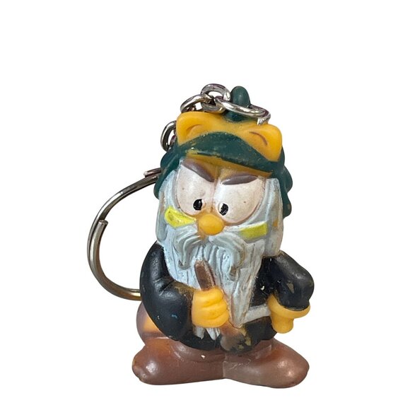 Vintage Gao Nanbei Garfield Keychain Figurine Painter - Picture 1 of 3